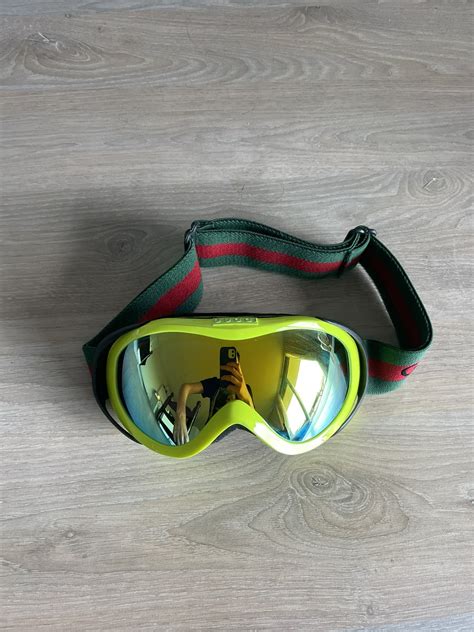 gucci ski goggles grailed|Gucci ski goggles green.